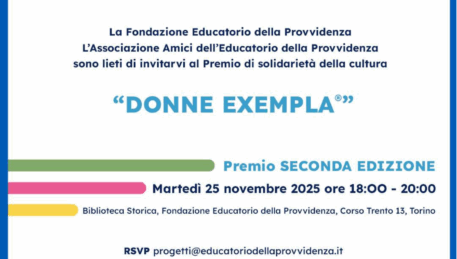 Invito al Premio di Solidarietà della Cultura Donne Exempla