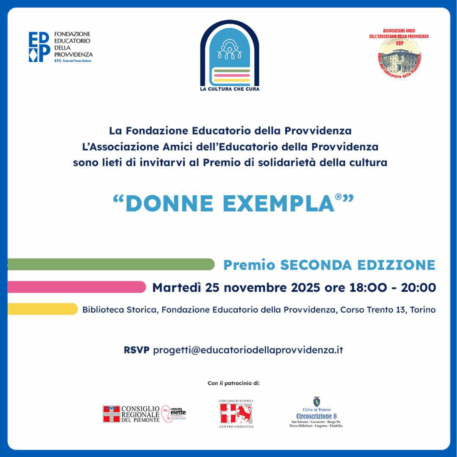 Invito al Premio di Solidarietà della Cultura Donne Exempla